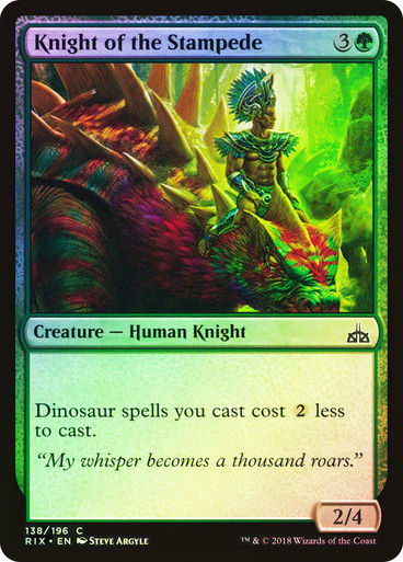 Knight of the Stampede (RIX) (138) / Foil
