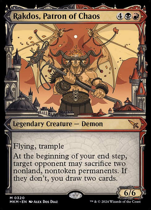 Rakdos, Patron of Chaos (mkm) (320) / Showcase