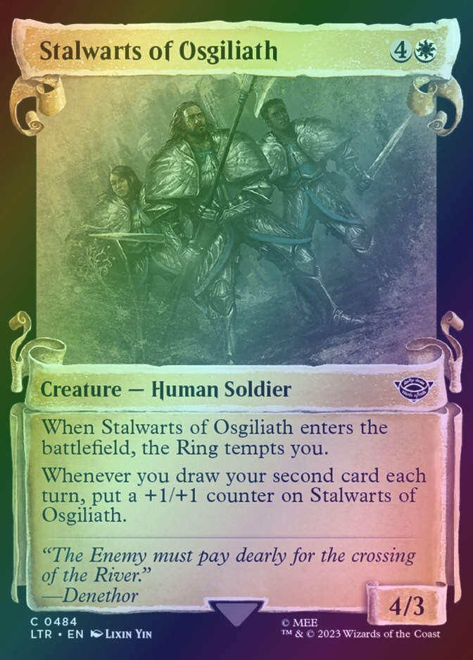 Stalwarts of Osgiliath (LTR) (484) / Showcase / Foil