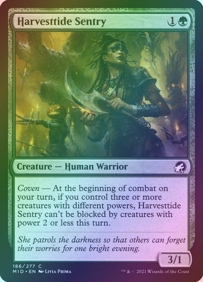 Harvesttide Sentry (MID) (186) / Foil