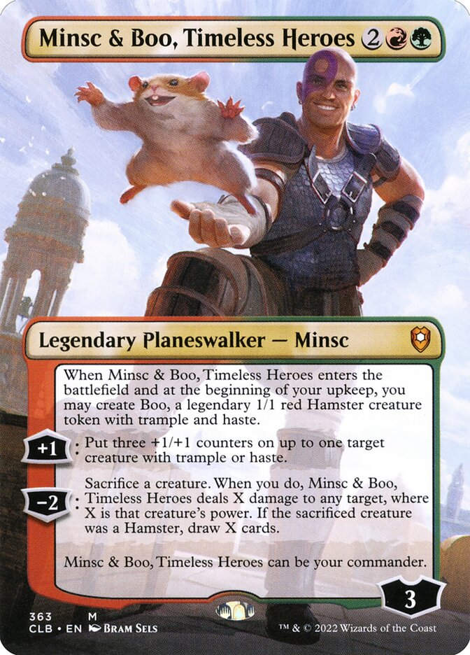 Minsc & Boo, Timeless Heroes (CLB) (363) / Borderless