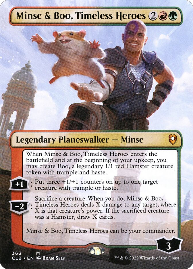 Minsc & Boo, Timeless Heroes (CLB) (363) / Borderless
