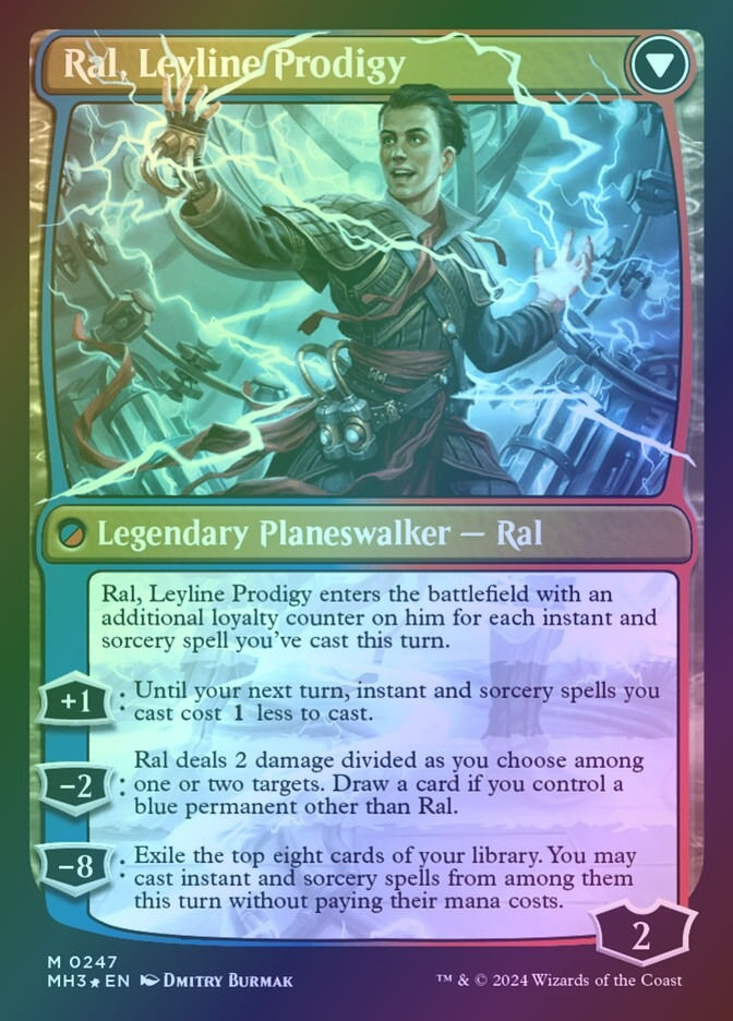 Ral, Monsoon Mage // Ral, Leyline Prodigy (PMH3) (247s) / Foil — cara 2 de 2