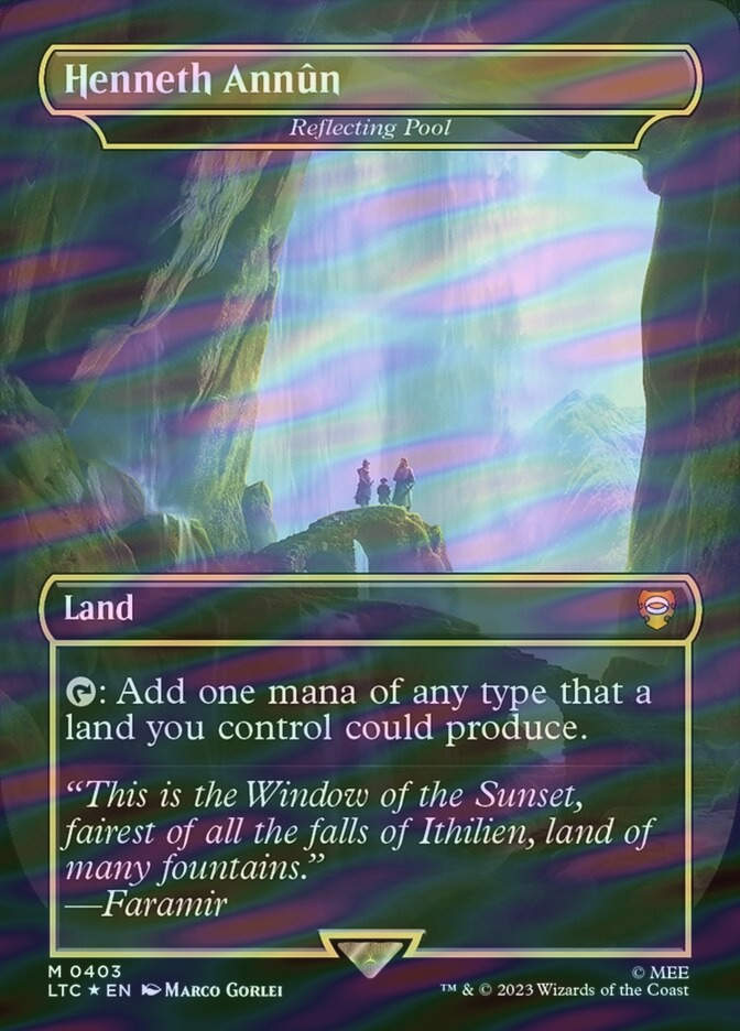 Reflecting Pool (LTC) (403) / Borderless / Surge Foil