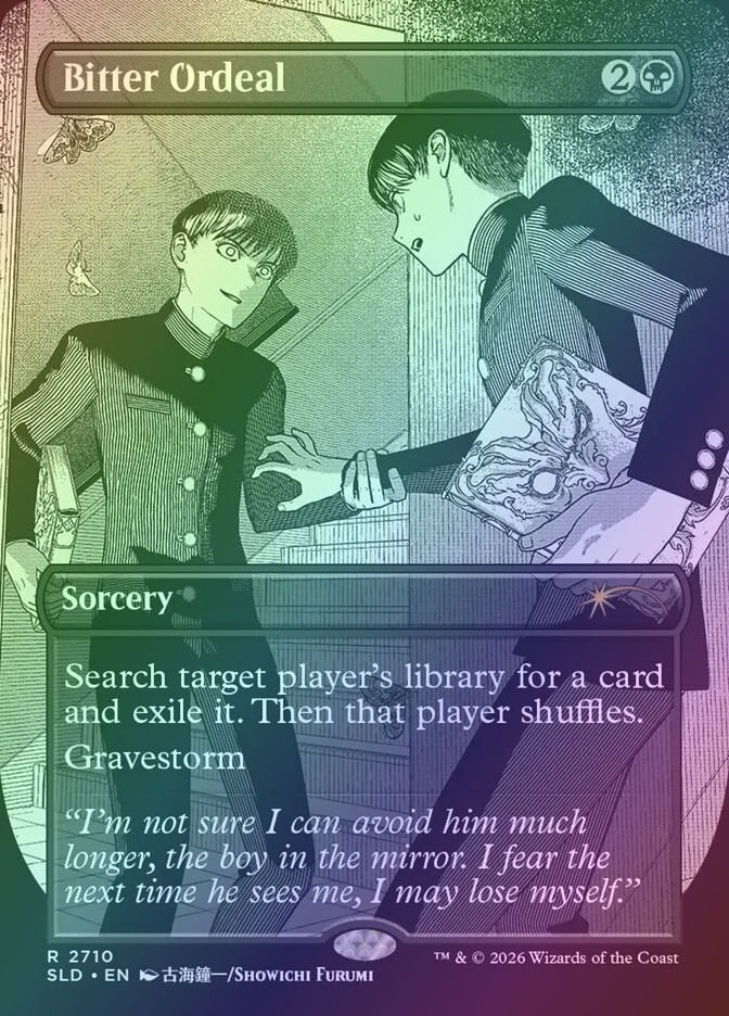 Bitter Ordeal (SLD) (2710) / Borderless / Foil