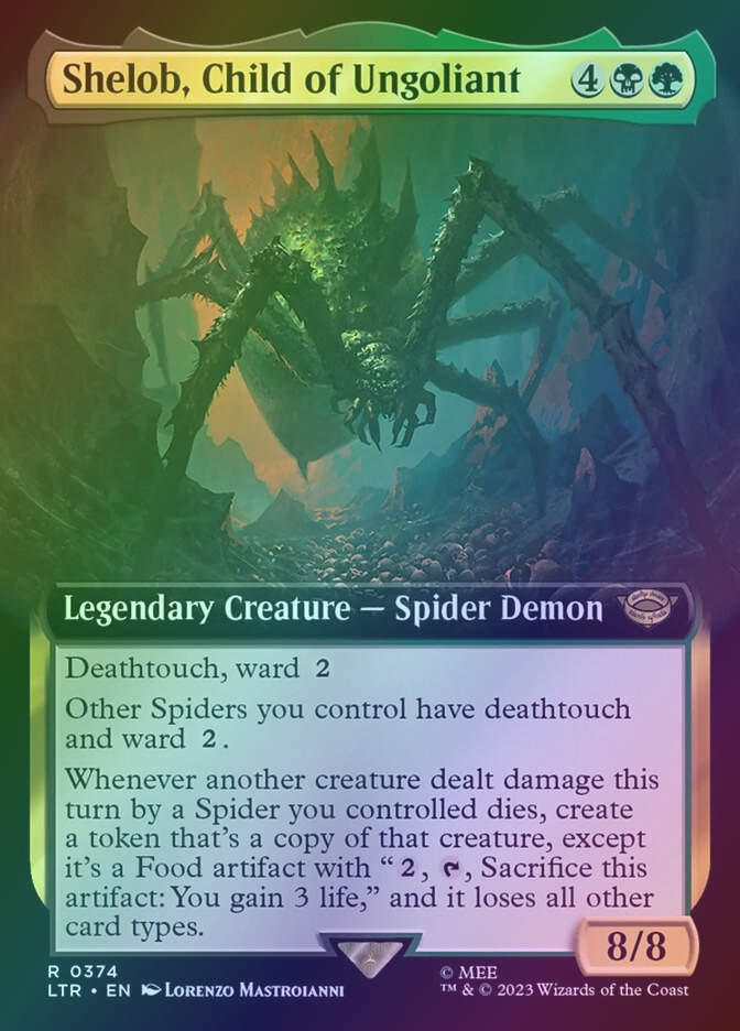 Shelob, Child of Ungoliant (LTR) (374) / Extended Art / Foil