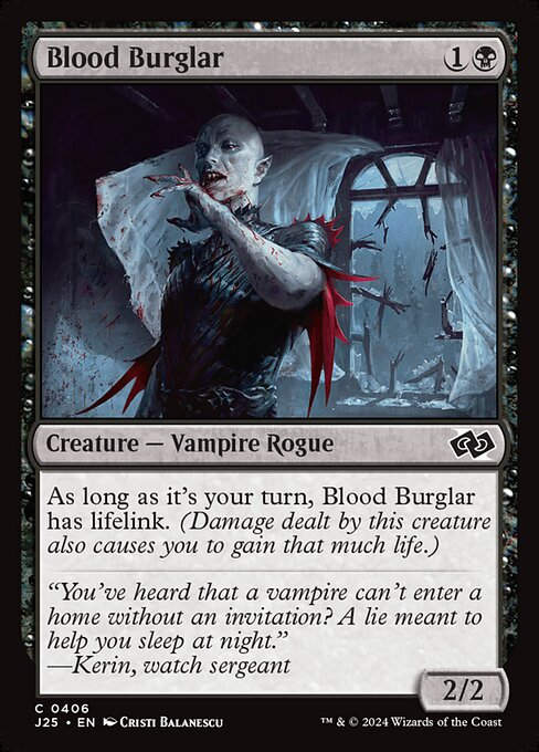 Blood Burglar (J25) (406)