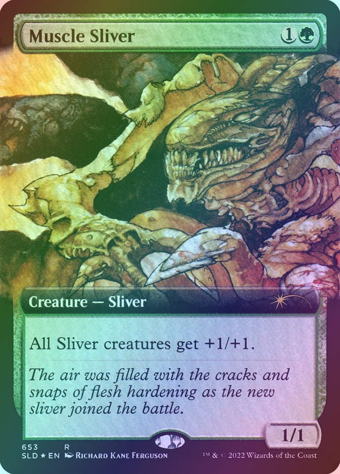 Muscle Sliver (SLD) (653) / Extended Art / Foil