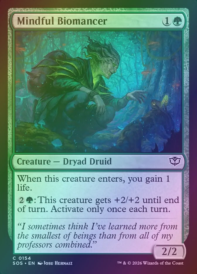 Mindful Biomancer (SOS) (154) / Foil