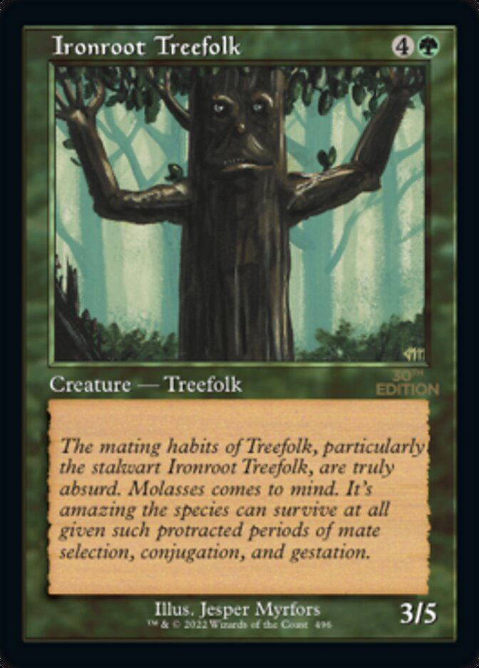 Ironroot Treefolk (30a) / Retro Frame