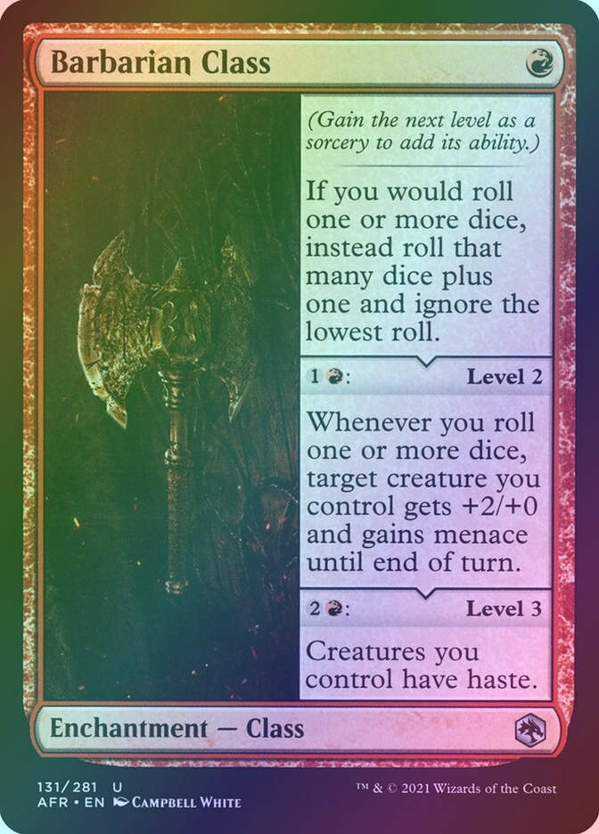 Barbarian Class (AFR) (131) / Foil