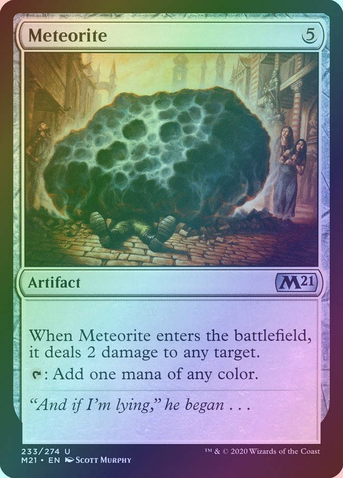 Meteorite (M21) (233) / Foil
