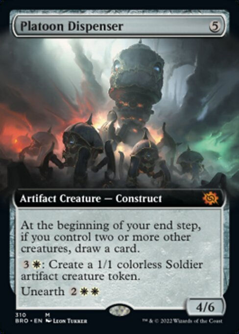 Platoon Dispenser (BRO) / Extended Art Foil