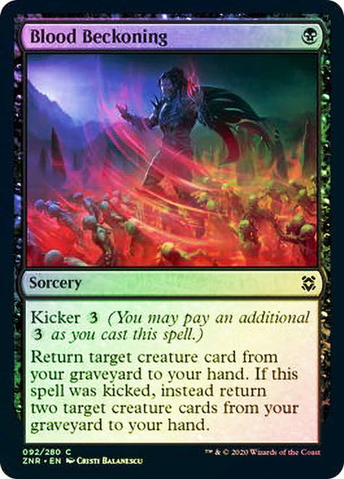Blood Beckoning (ZNR) / Foil
