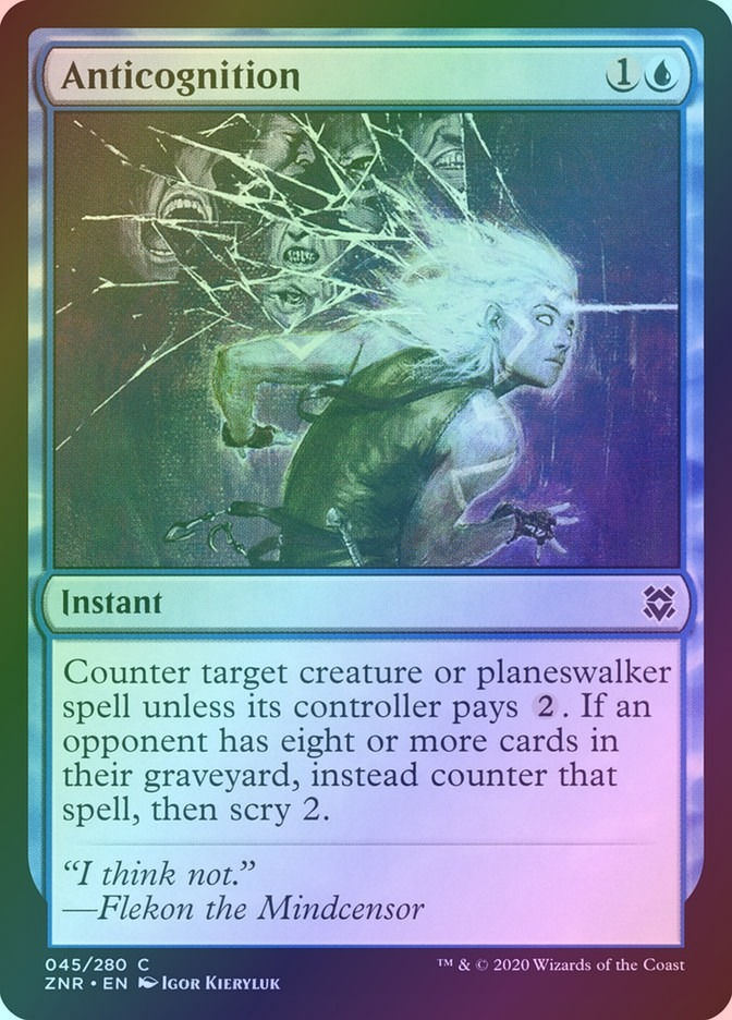 Anticognition (ZNR) (45) / Foil