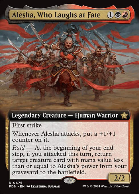 Alesha, Who Laughs at Fate (FDN) (476) / Extended Art