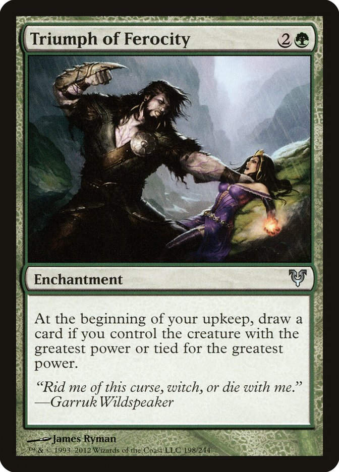 Triumph of Ferocity (AVR) (198) / Foil