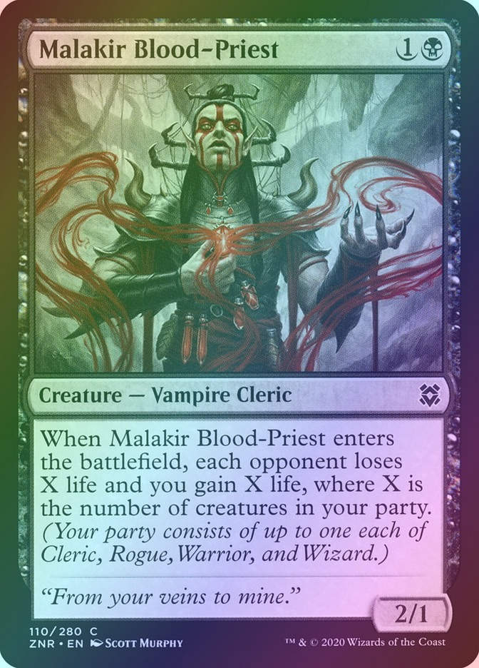 Malakir Blood-Priest (ZNR) (110) / Foil