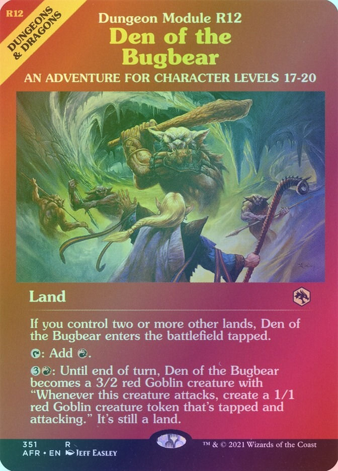 Den of the Bugbear (AFR) (351) / Showcase / Foil