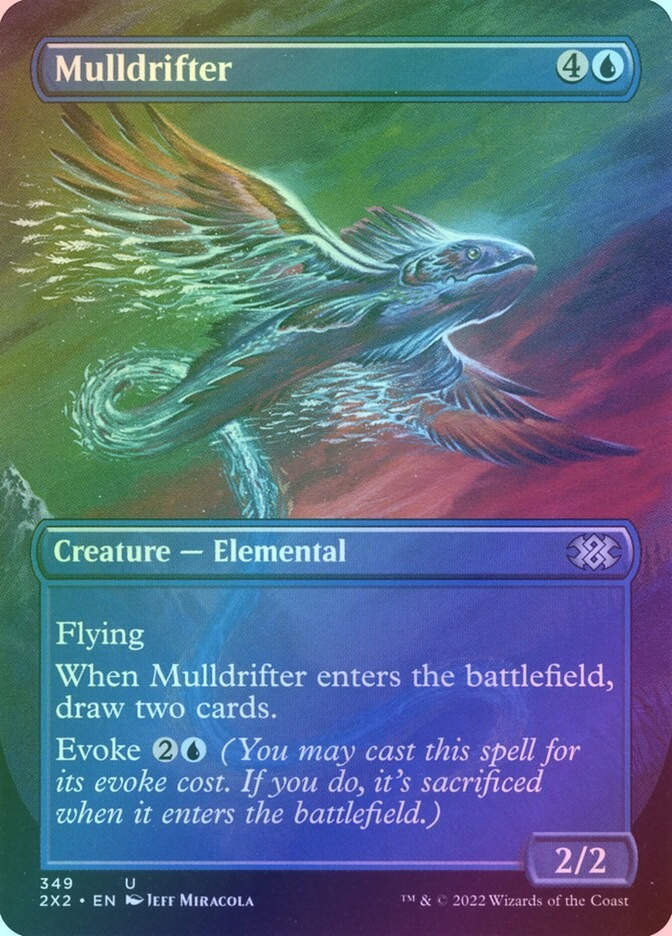 Mulldrifter (2X2) (349) / Borderless / Foil