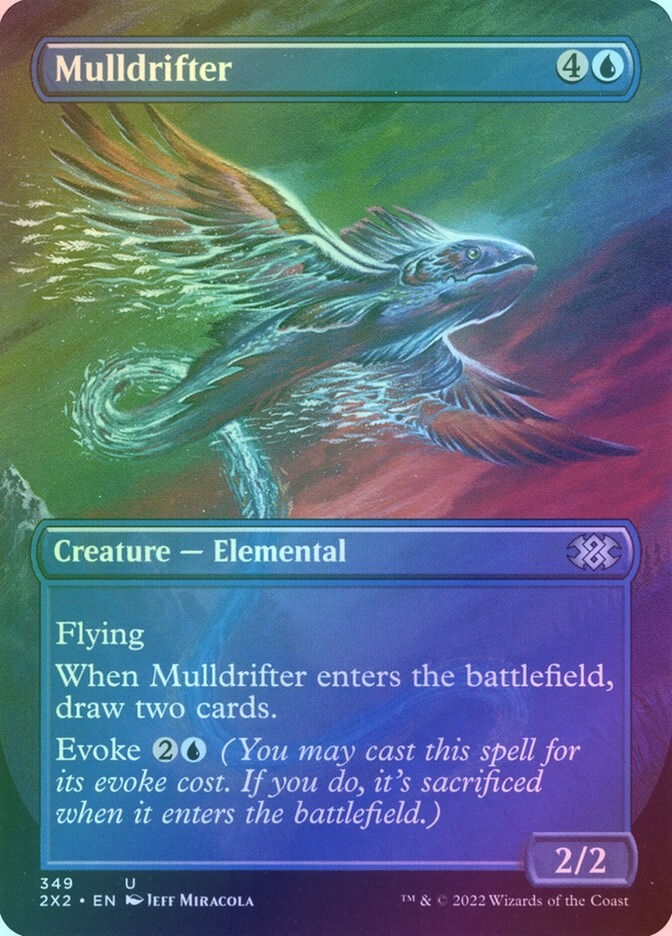 Mulldrifter (2X2) (349) / Borderless / Foil
