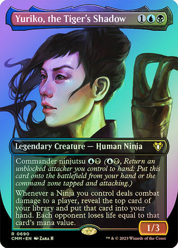 Yuriko, the Tiger's Shadow (cmm) / Borderless / Foil