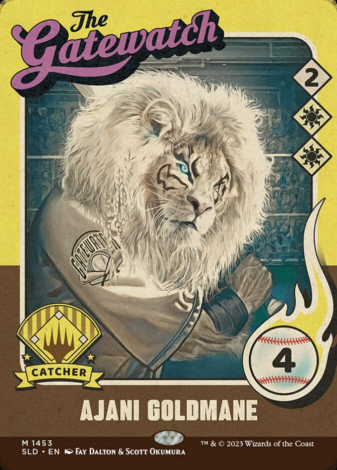 Ajani Goldmane // Ajani Goldmane (SLD) (1453) / Borderless