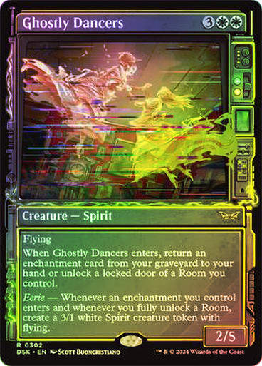 Ghostly Dancers (DSK) (302) / Foil / Showcase