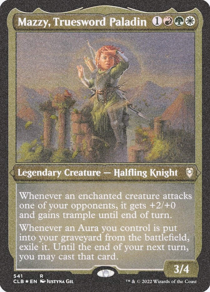 Mazzy, Truesword Paladin (CLB) (541) / Foil Etched