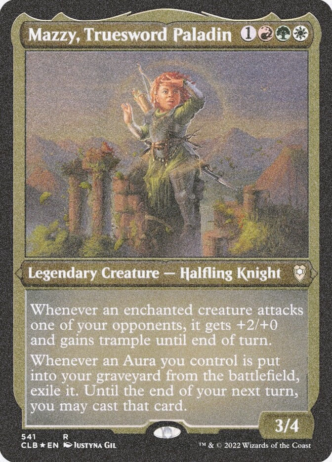 Mazzy, Truesword Paladin (CLB) (541) / Foil Etched