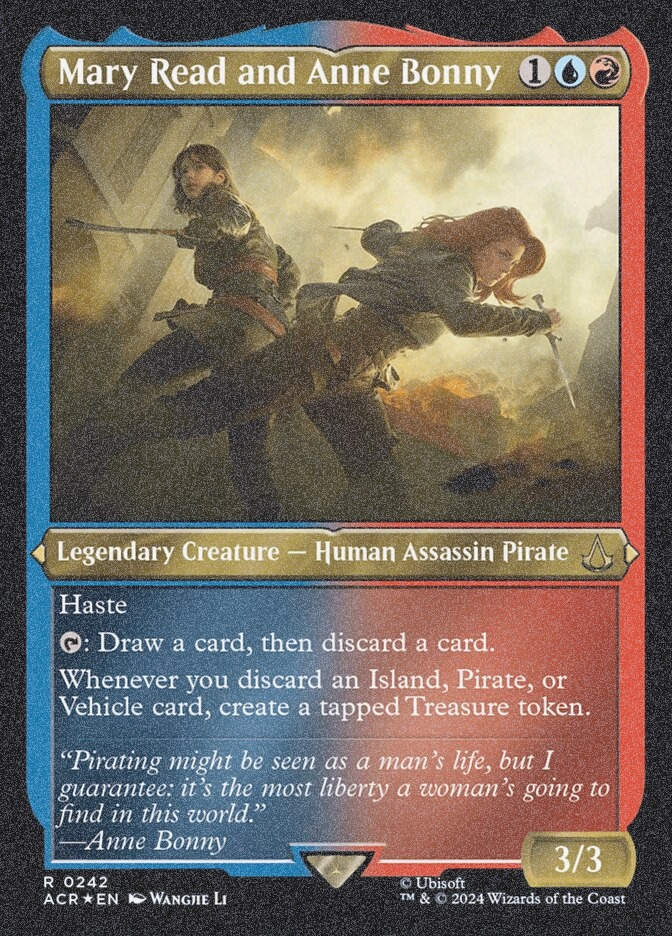 Mary Read and Anne Bonny (ACR) (242) / Foil Etched