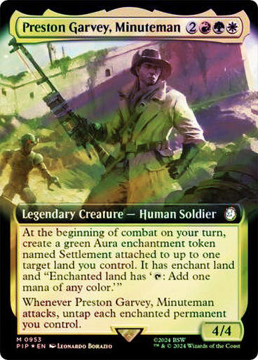 Preston Garvey, Minuteman (pip) (953) / Extended Surge Foil
