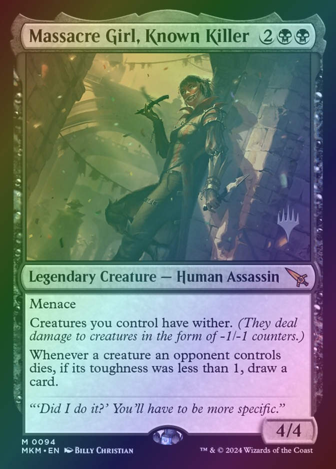 Massacre Girl, Known Killer (PMKM) (94p) / Foil