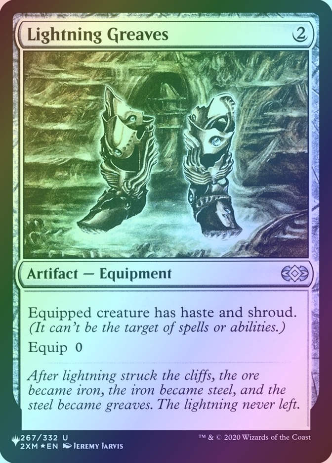 Lightning Greaves (PLST) (2XM-267) / Foil