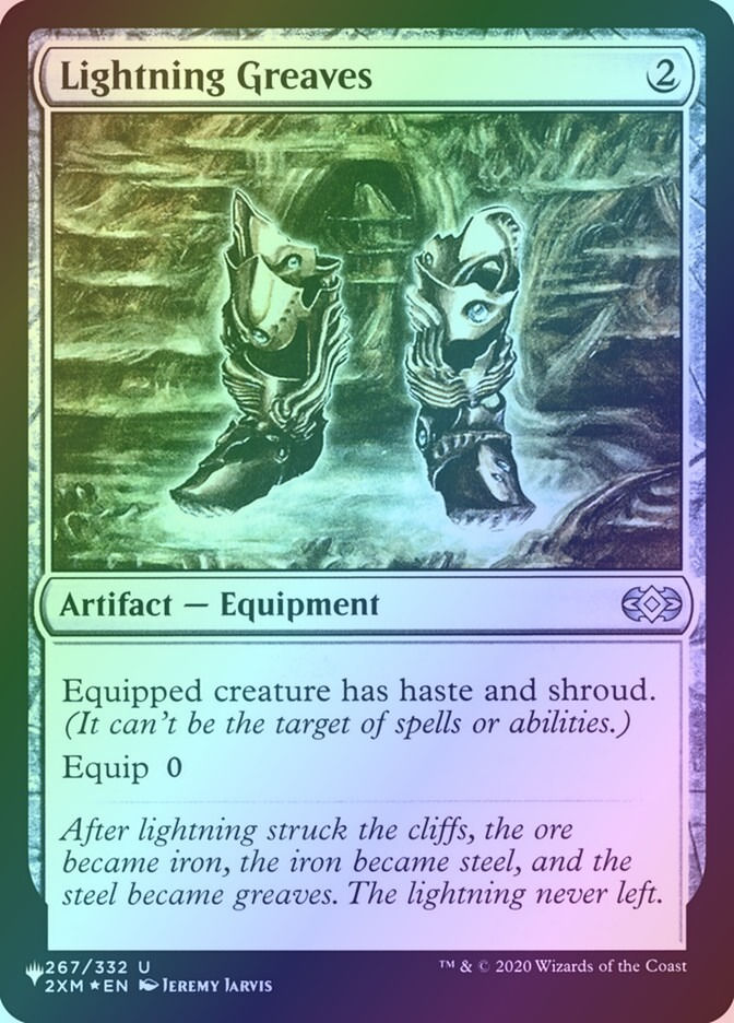 Lightning Greaves (PLST) (2XM-267) / Foil