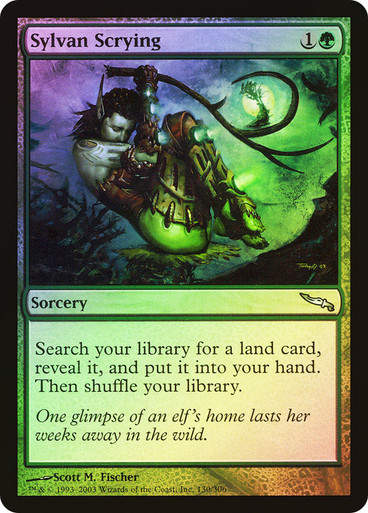 Sylvan Scrying (MRD) (130) / Foil