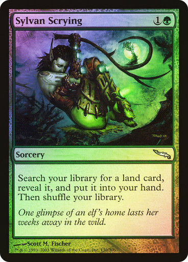 Sylvan Scrying (MRD) (130) / Foil