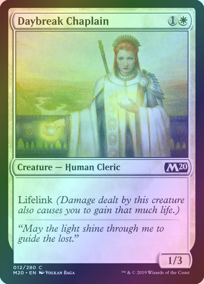 Daybreak Chaplain (M20) (12) / Foil