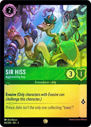 Sir Hiss - Aggravating Asp (LOR_ITI) / Foil