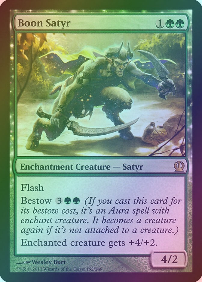 Boon Satyr (THS) (152) / Foil