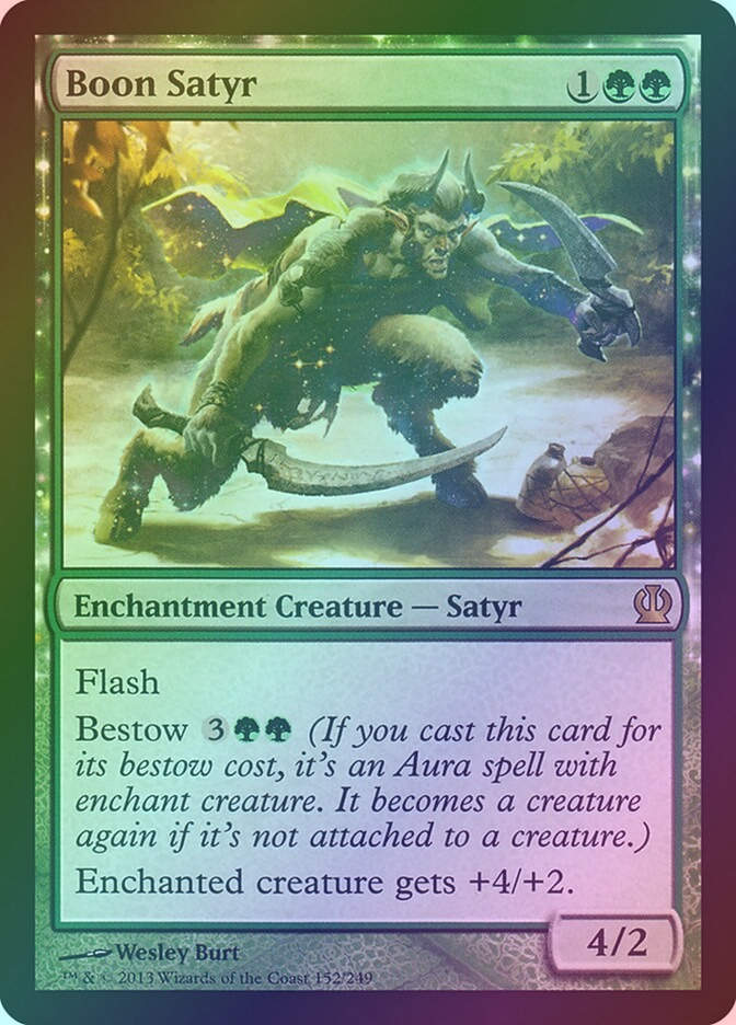 Boon Satyr (THS) (152) / Foil