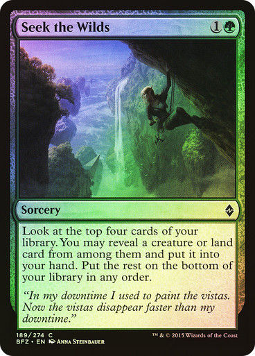 Seek the Wilds (BFZ) (189) / Foil