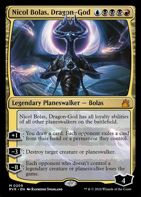 Nicol Bolas, Dragon-God (rvr) (205)