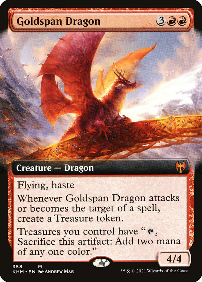 Goldspan Dragon (KHM) (358) / Extended Art