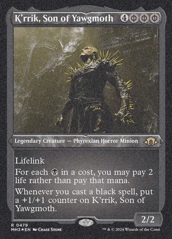 K'rrik, Son of Yawgmoth (MH3) (479) / Foil Etched
