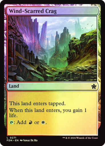 Wind-Scarred Crag (FDN) (271) / Foil