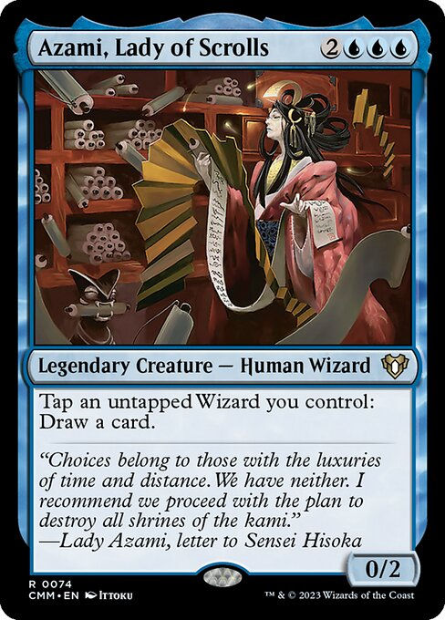 Azami, Lady of Scrolls (cmm)