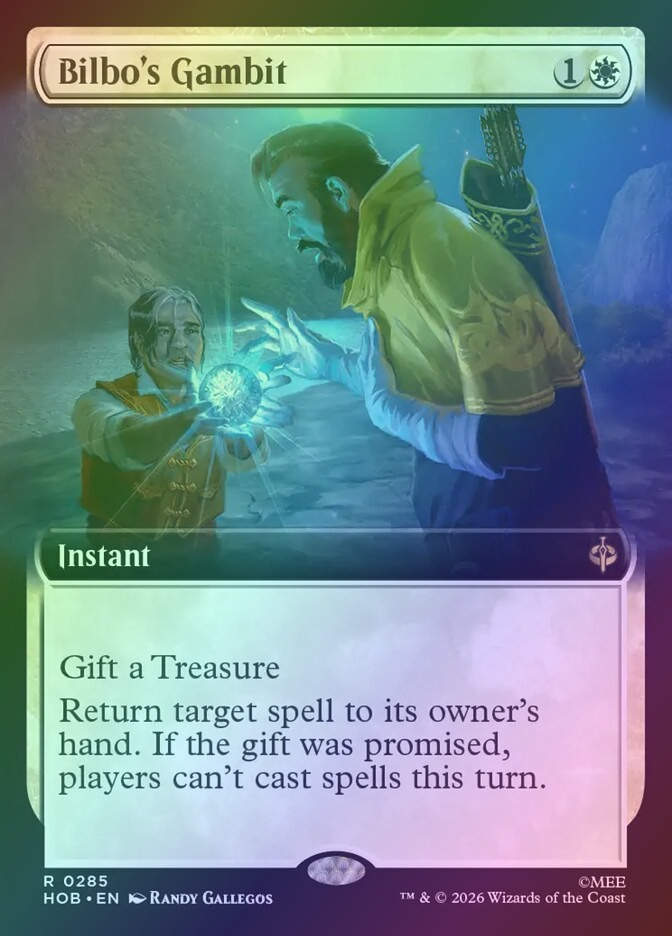 Bilbo's Gambit (HOB) (285) / Extended Art / Foil