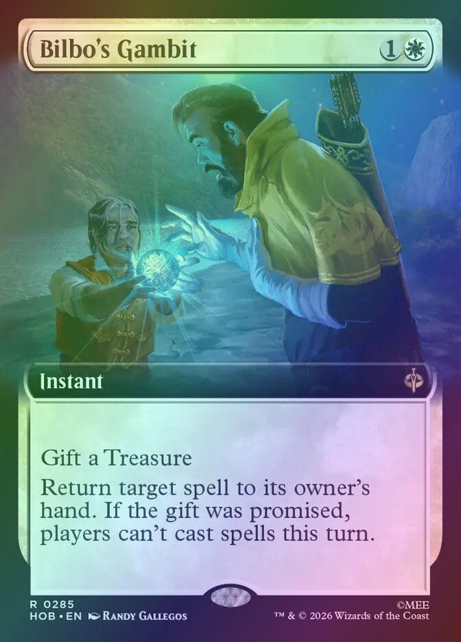 Bilbo's Gambit (HOB) (285) / Extended Art / Foil