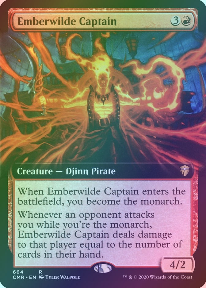 Emberwilde Captain (CMR) (664) / Extended Art / Foil